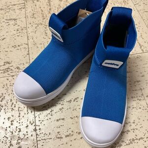 Native rain boots jefferson hydroknit blue size 1 new